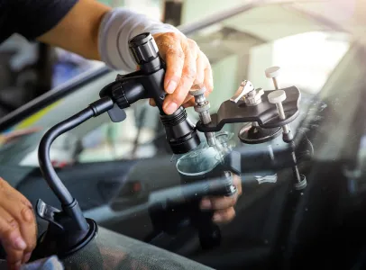 pare brise automobile à Labarthe sur Lèze près de Muret en Haute-Garonne 31
